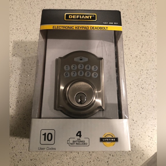 Defiant Other Satin Nickel Castle Electronic Keypad Deadbolt Poshmark